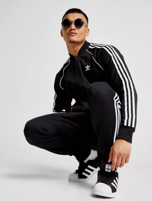 veste adidas noir et bleu